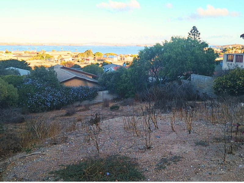A sloped residential vacant plot offering expansive coastal and neighbourhood views, ready for development.