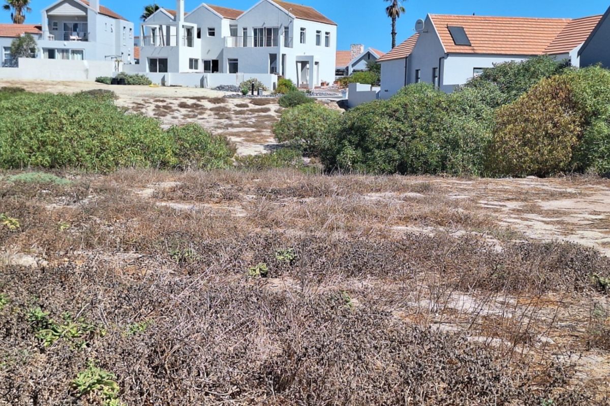 A view of a vacant residential plot featuring natural vegetation, situated within an established residential neighborhood.