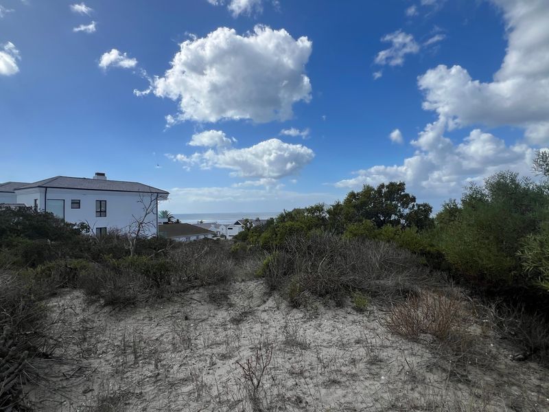 A view of the coastal landscape and surrounding residential properties from the vacant residential land.