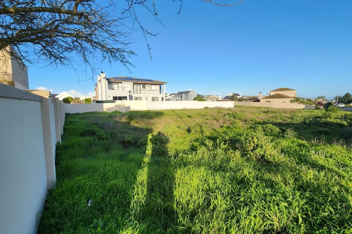 A vacant residential plot featuring a perimeter wall, surrounded by established residential properties in a quiet neighborhood setting.