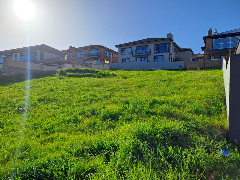 A sloped vacant residential plot featuring natural grass coverage, situated in an established neighborhood with surrounding multi-story residential properties.