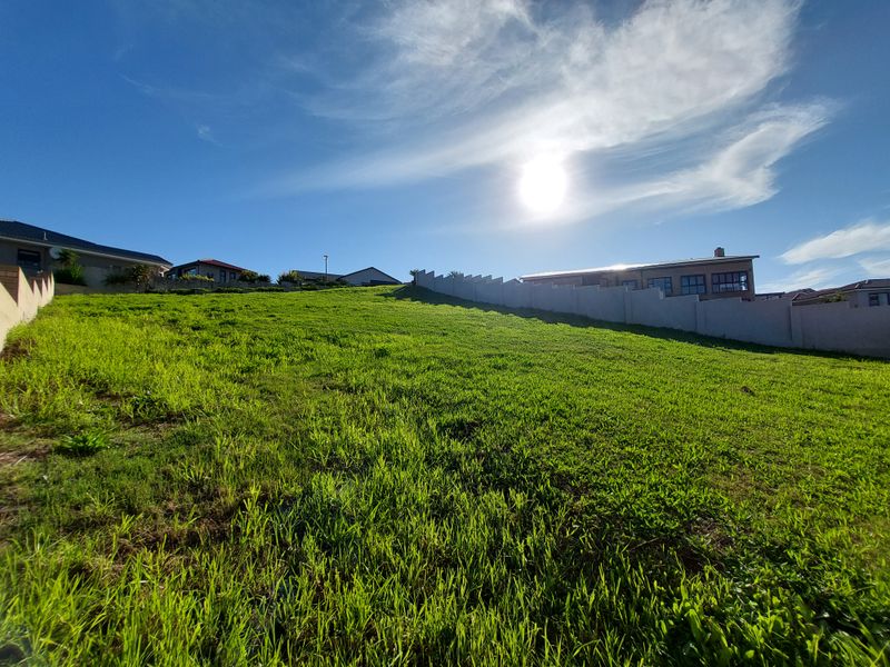 A vacant residential plot featuring a gentle slope and established boundary walls, situated in a developed neighborhood setting.
