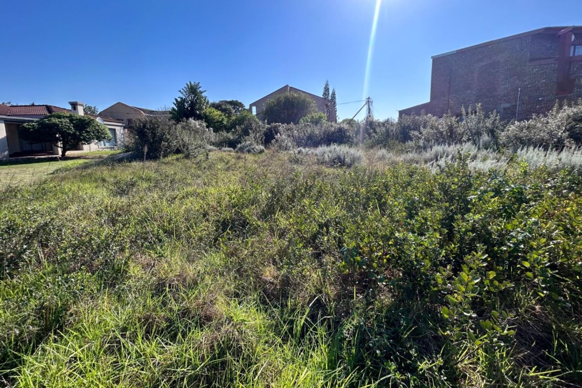A view of an undeveloped residential plot featuring natural vegetation and surrounding established residential properties.