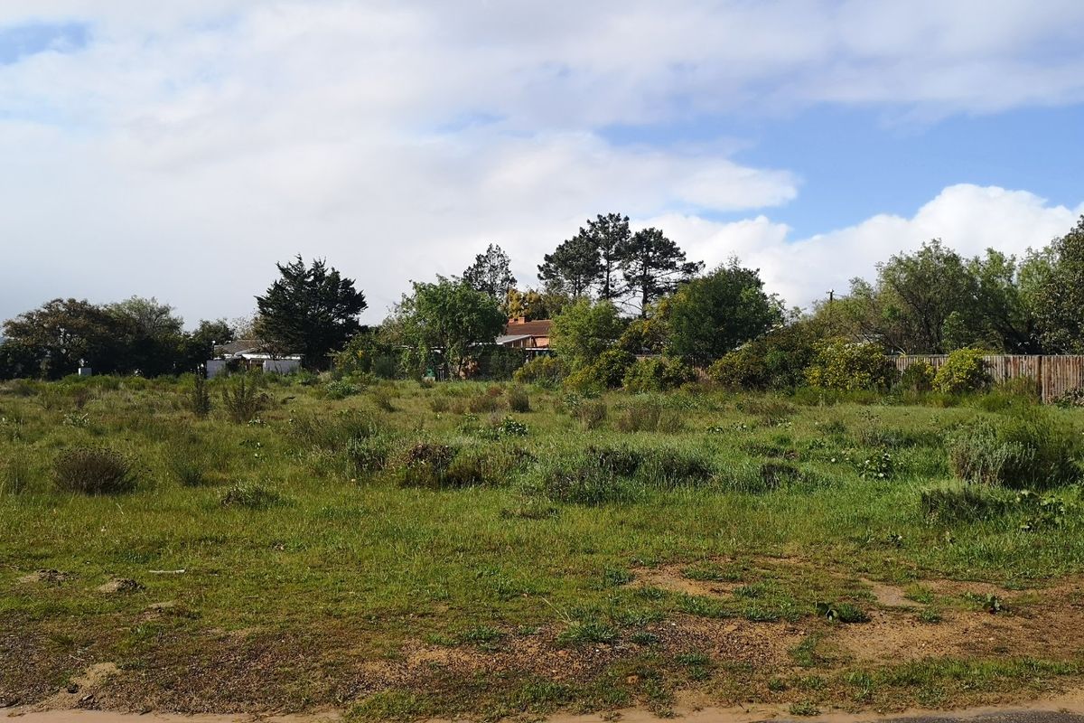 A vacant residential plot featuring natural vegetation, mature trees, and perimeter fencing, offering a clear space for potential development.