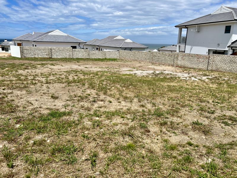 A vacant residential plot featuring a perimeter boundary wall, situated in a developed estate with surrounding residential properties.