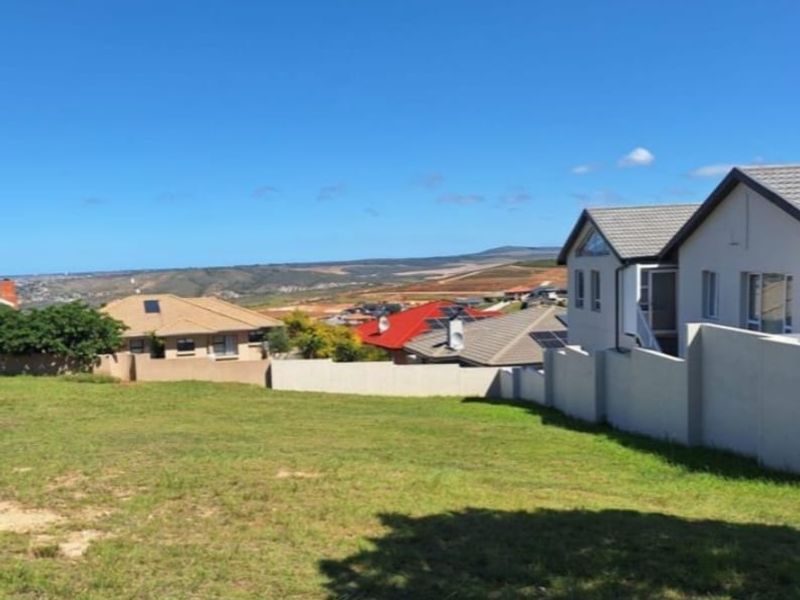 A wide-angle view of the surrounding residential neighborhood and landscape from the vacant residential plot.