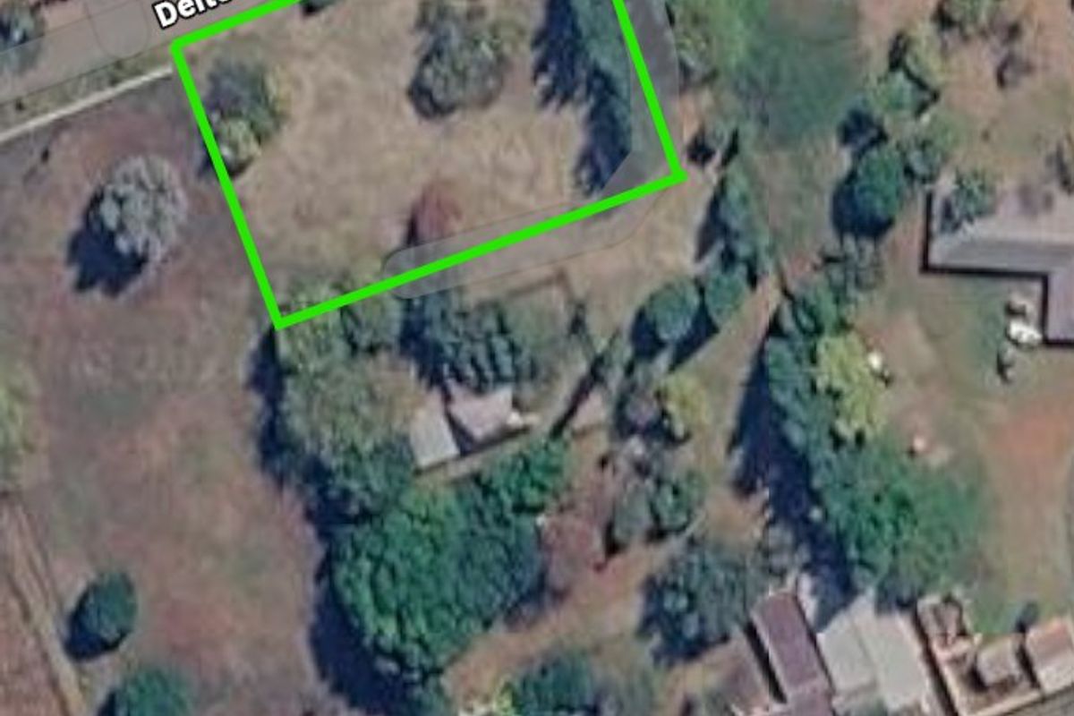 An aerial view showing the property layout and surrounding street access from Deltoidia Avenue and King's Way.