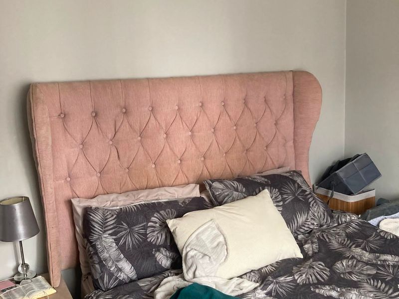 A bedroom featuring neutral wall finishes, providing a blank canvas for personalization and interior design updates.