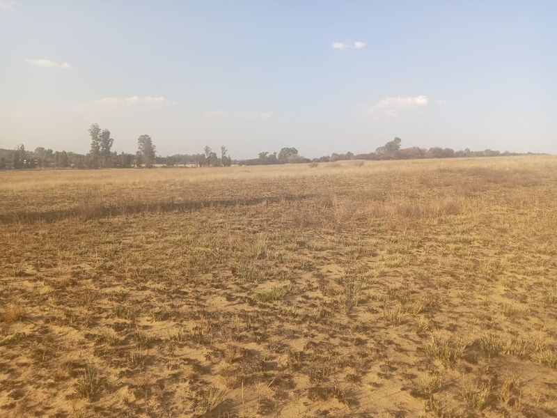 A wide, open expanse of vacant residential land featuring dry, natural grass and a flat topography, suitable for future development.