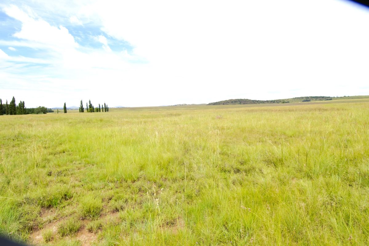 Expansive open grassland landscape view featuring rolling hills and distant tree lines on this farm property.