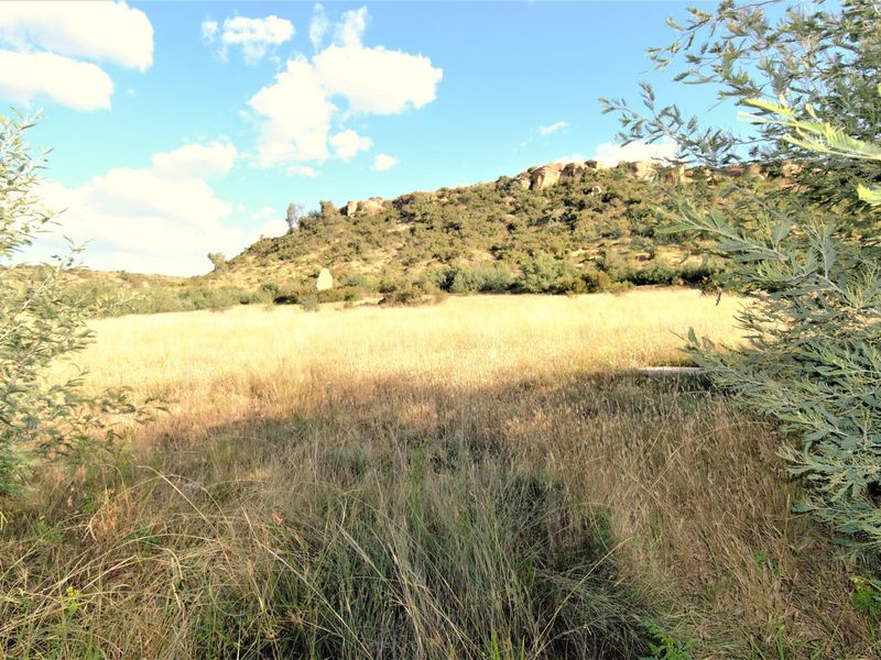 A view of the vacant residential land featuring natural grass coverage and a scenic hilly landscape in the background.