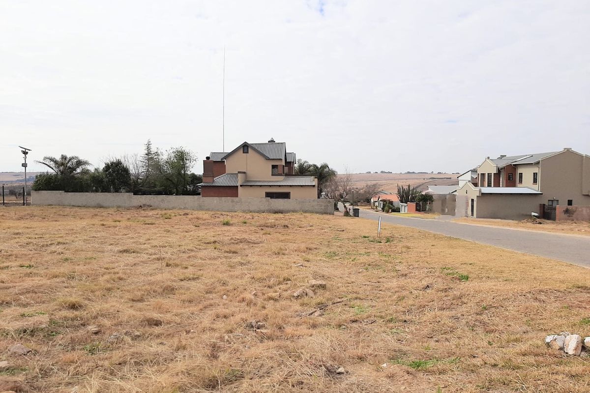 A vacant residential plot situated in a developed neighborhood, featuring street access and boundary walling, ready for new construction.