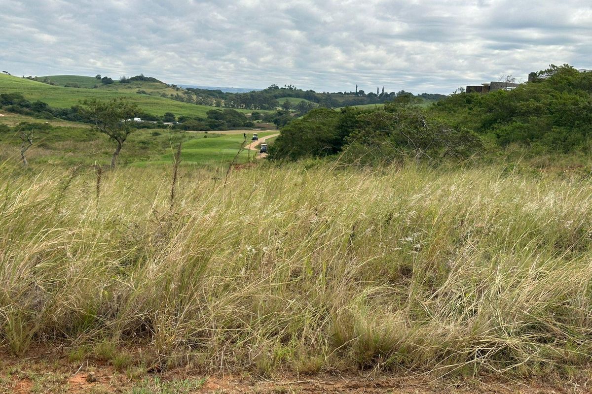 A scenic view of a vacant residential plot featuring rolling green hills and natural landscape, ideal for building a custom home.