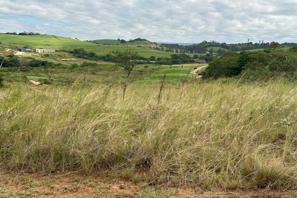 A scenic view overlooking the rolling green hills and natural landscape of the residential estate.