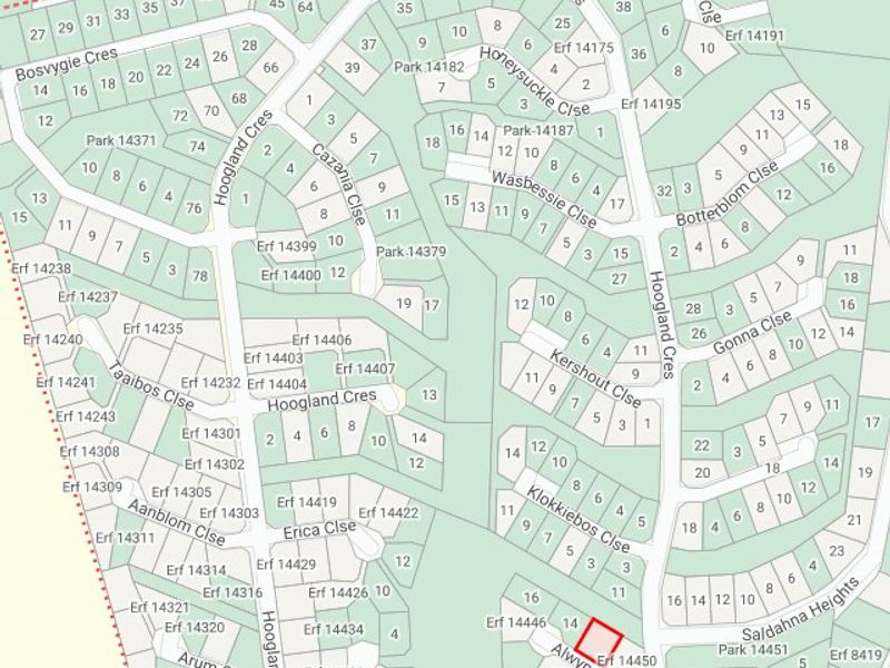 A cadastral map showing the location of the residential plot within the estate layout.
