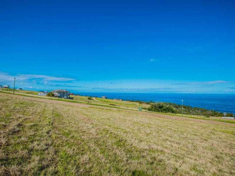 A scenic view of the coastal landscape and ocean from the vacant residential land.