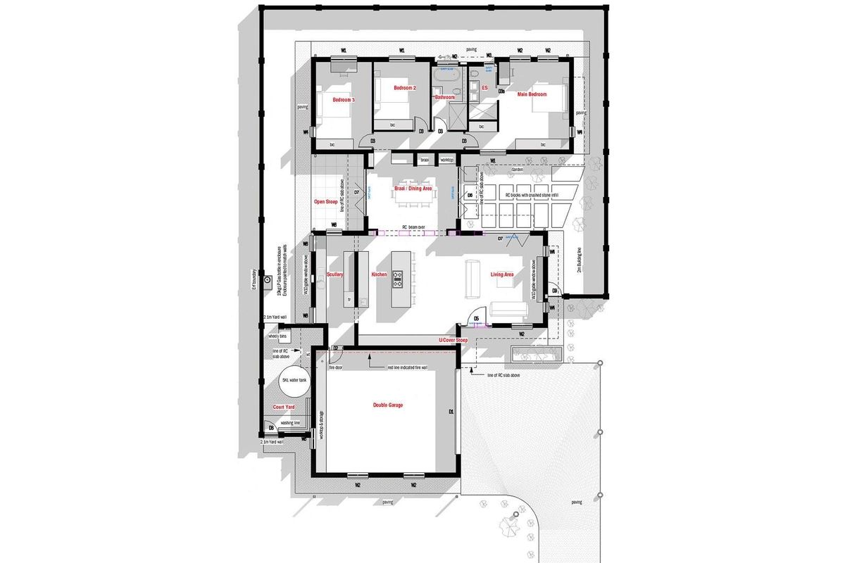 Plot and Plan - 3 Bedroom house in Le Grand Residential Estate - Own a piece of heaven!! - Photo 2
