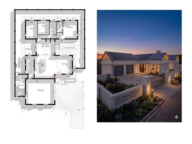 Plot and Plan - 3 Bedroom house in Le Grand Residential Estate - Own a piece of heaven!! - Photo 1