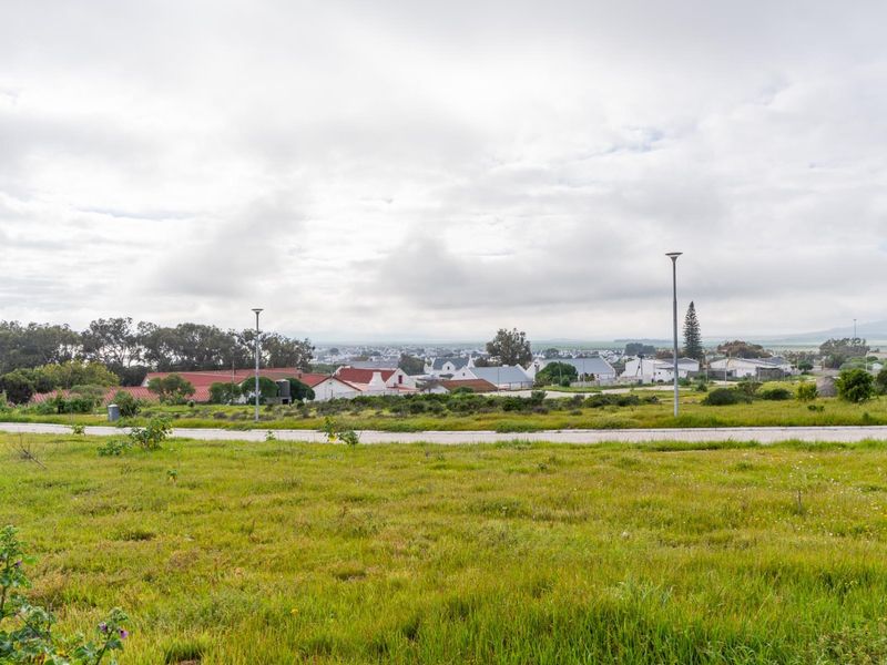 A view of the surrounding residential neighborhood and landscape from the vacant residential plot.