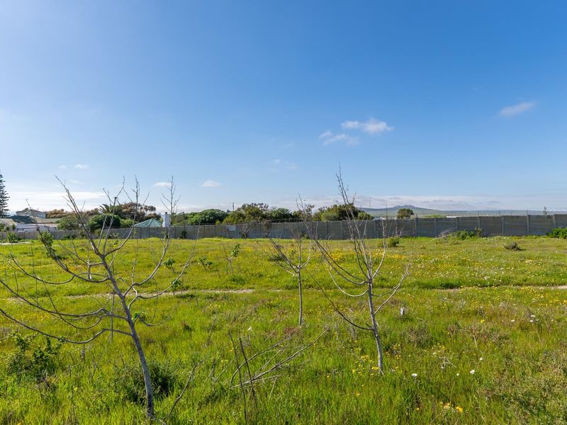 A vacant residential plot featuring open grassy terrain, perimeter walling, and security fencing, offering a clear space for future development.