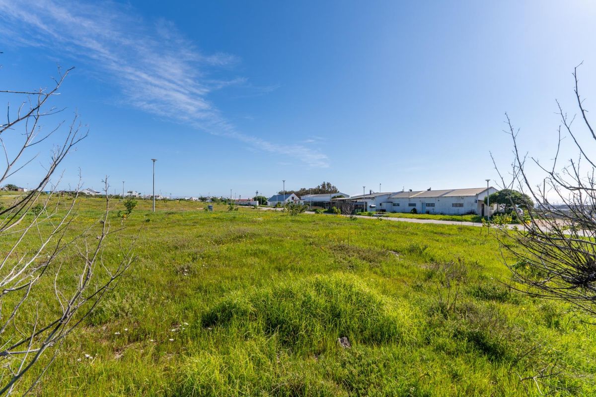 A wide-angle view of a vacant residential plot featuring natural grass coverage and existing street lighting infrastructure in a suburban setting.
