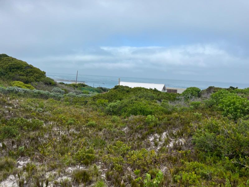 A scenic view of the coastal landscape and ocean from the vacant residential property, featuring natural vegetation and distant horizon.