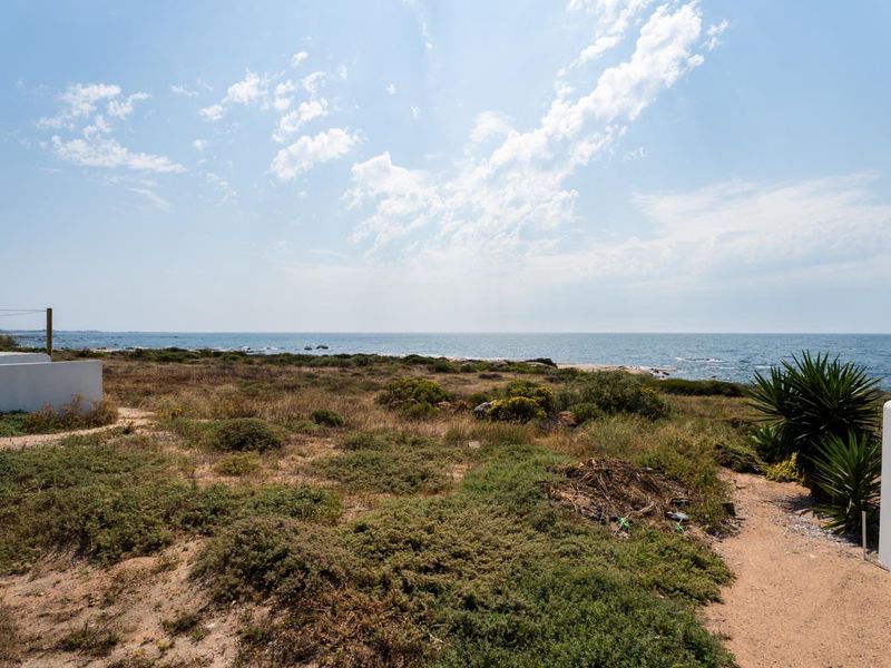 A scenic view of the coastal landscape and ocean, showcasing the natural surroundings of the property.