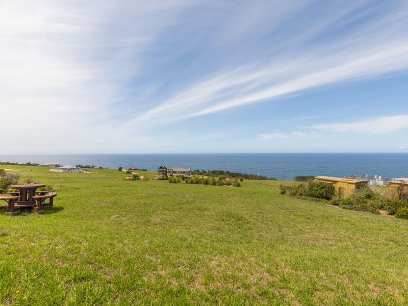 Expansive view of the coastal landscape and ocean from the vacant residential land.