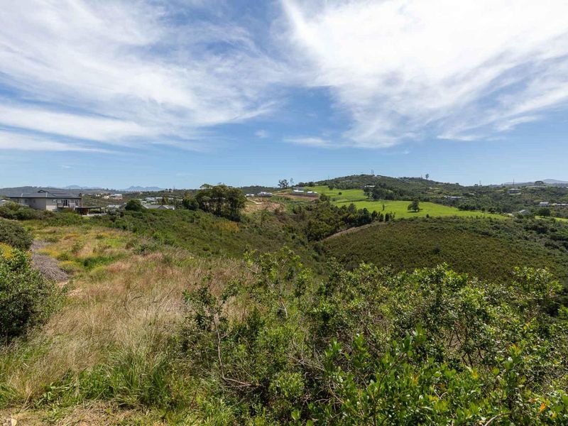 A scenic view of the surrounding natural landscape and rolling hills, showcasing the expansive terrain of the vacant residential property.