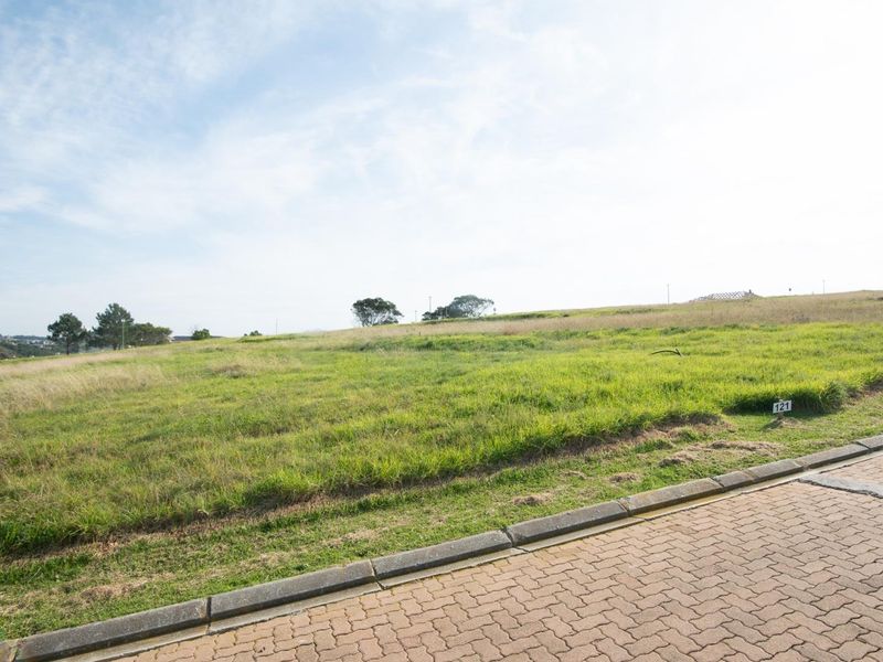A vacant residential plot featuring a gentle slope, grassed terrain, and direct access from a paved street.