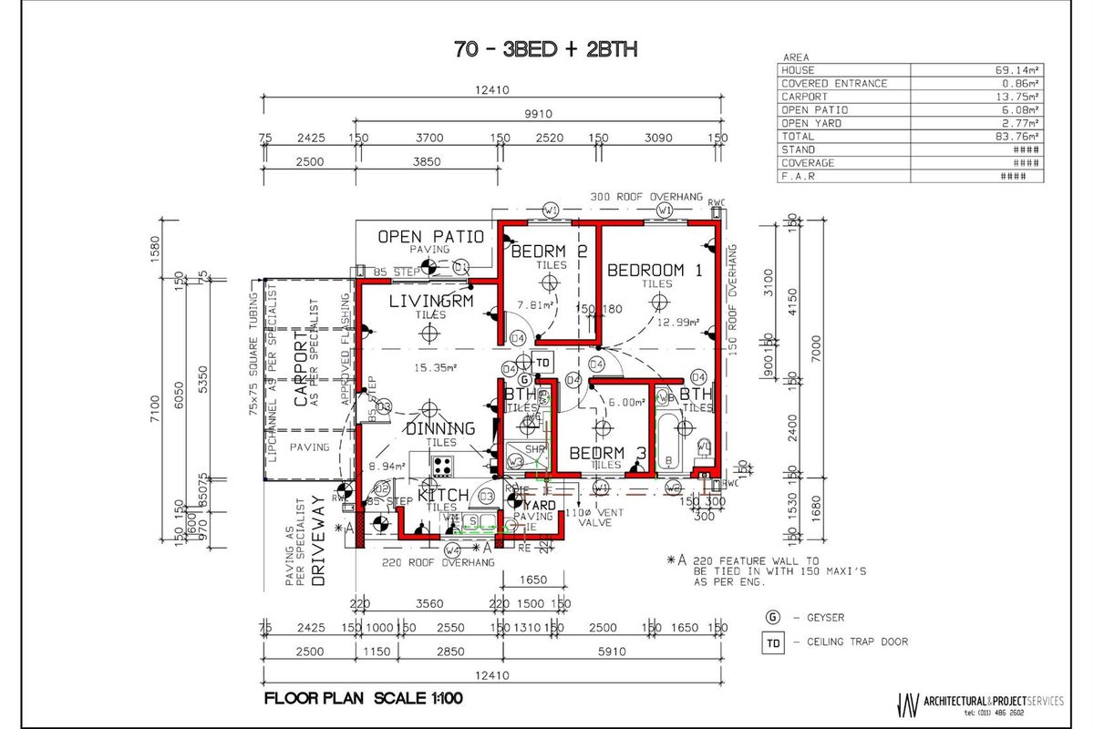70m2 3-Bed 2 Bath House in Karino, Nelspruit - Photo 2