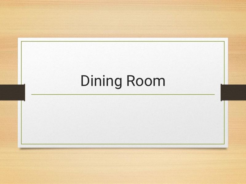 A placeholder image indicating a dining room, providing no visual information about the property's actual interior or features.