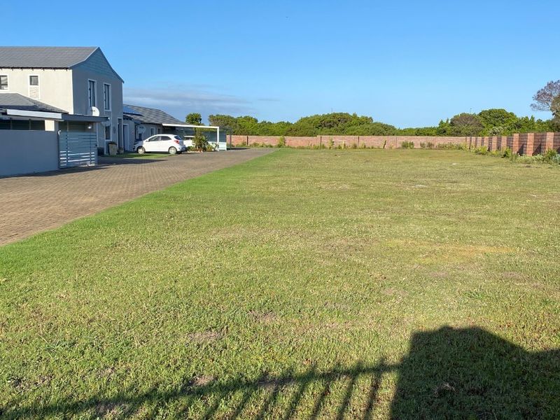 A spacious residential vacant land plot featuring a well-maintained lawn, paved driveway access, and perimeter brick boundary walling.