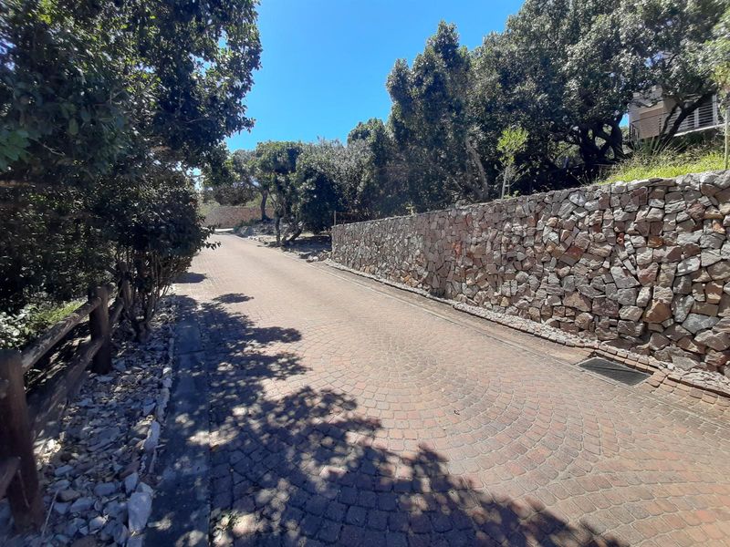 A paved residential driveway featuring a decorative stone retaining wall, mature trees, and established landscaping, providing a scenic approach to the property.