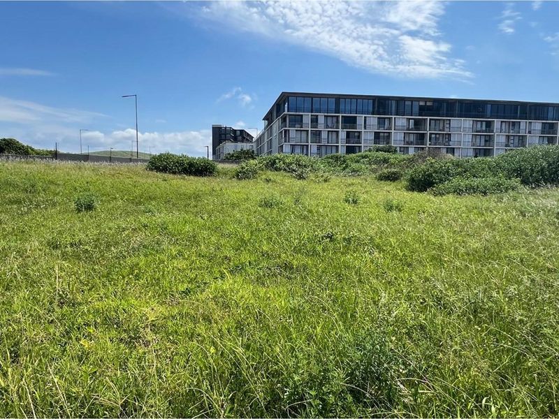 A view of an undeveloped residential plot of land with natural grass cover, situated in a developed neighborhood.