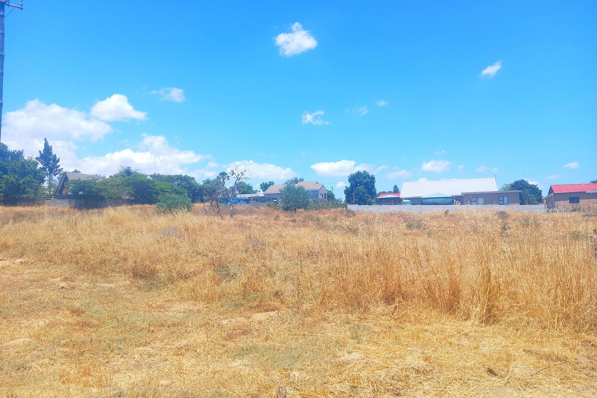 A view of a vacant residential plot featuring dry grass and surrounding neighborhood properties.