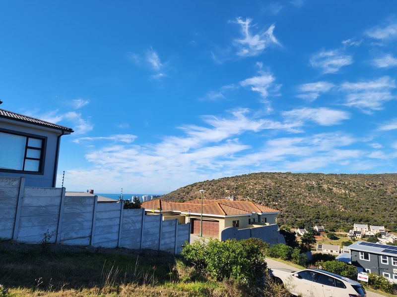 Elevated view of the surrounding residential landscape and hillside, showcasing the property's position within the neighborhood.
