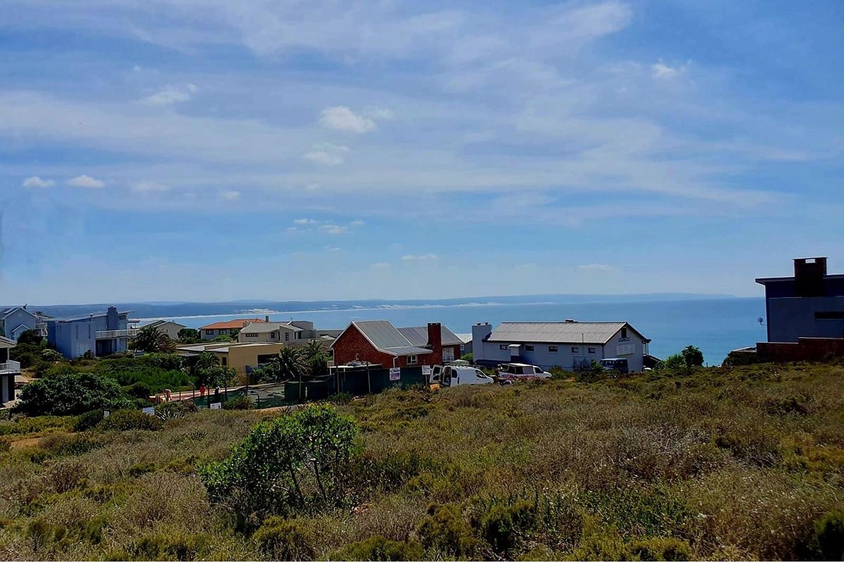 A scenic view of the coastal landscape and surrounding residential neighborhood from the vacant residential land.