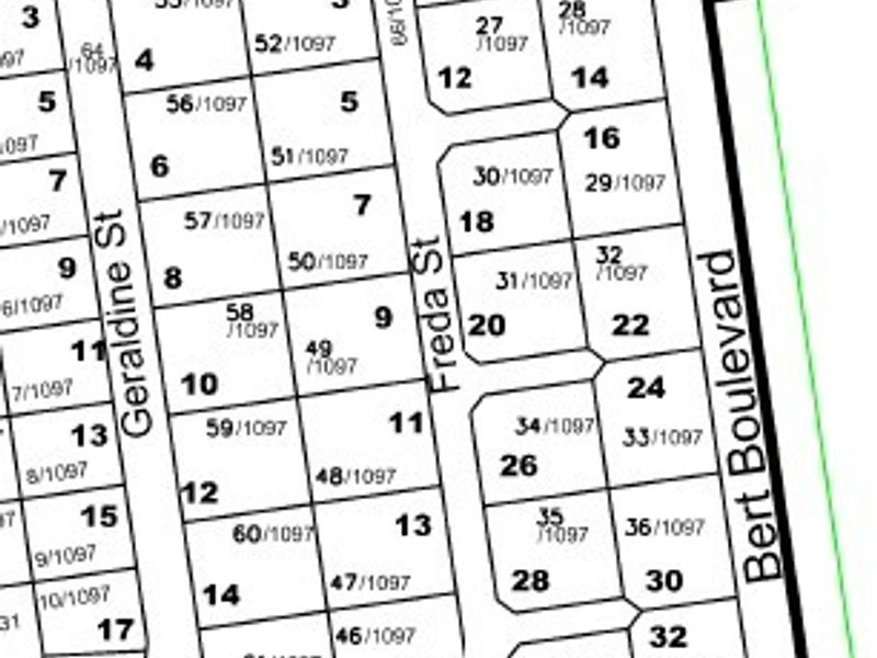 A cadastral map showing the location of the residential plot within the estate layout.