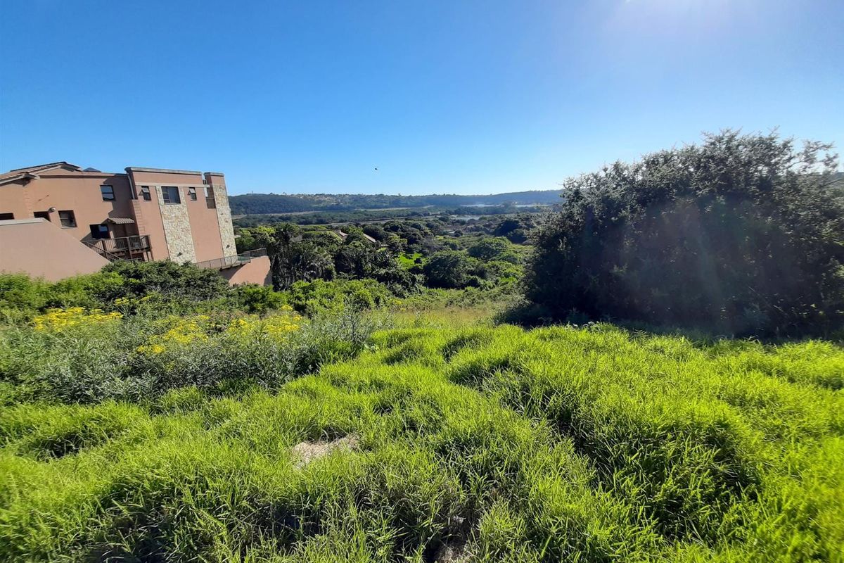 A view of the vacant residential land featuring natural vegetation and surrounding landscape, with neighboring residential architecture visible in the distance.