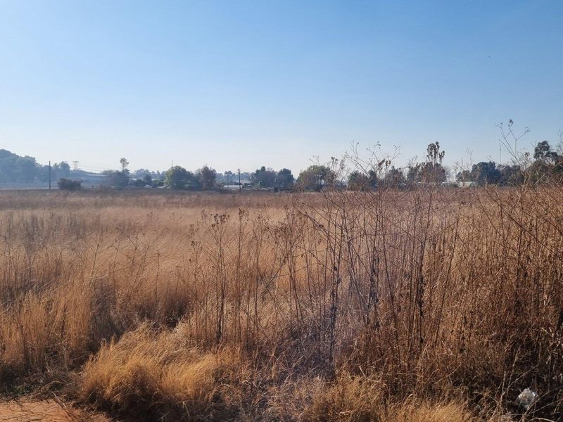 Expansive open field landscape on the farm property, showcasing the natural terrain and surrounding rural environment.