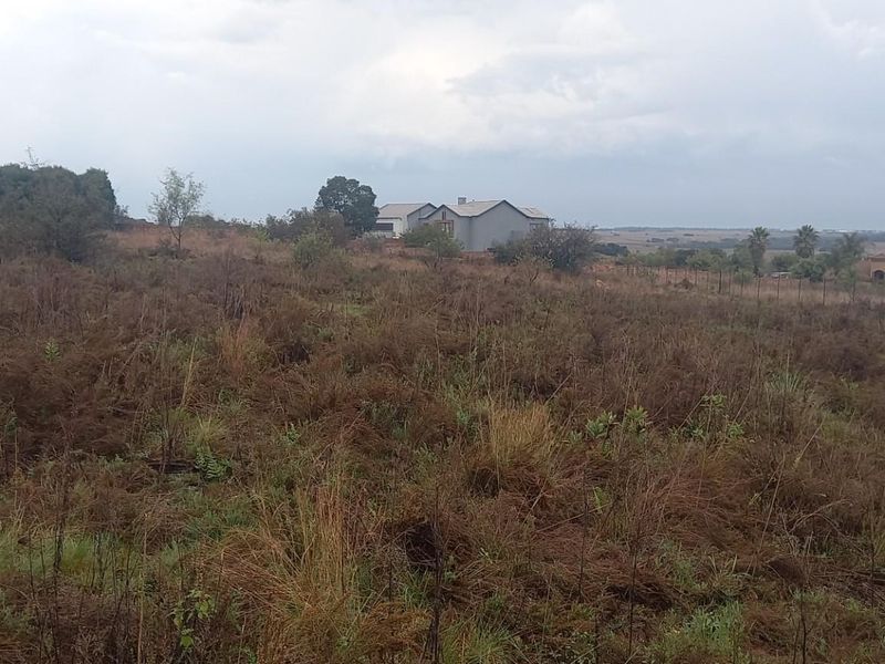 A view of a vacant residential plot featuring natural vegetation, open land, and surrounding neighborhood landscape.