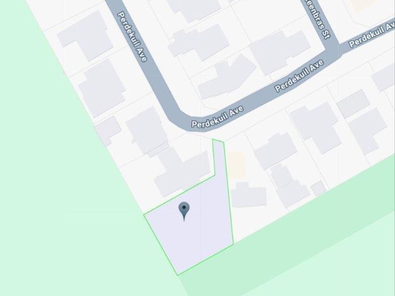 A map view showing the location and boundaries of the vacant residential land plot.