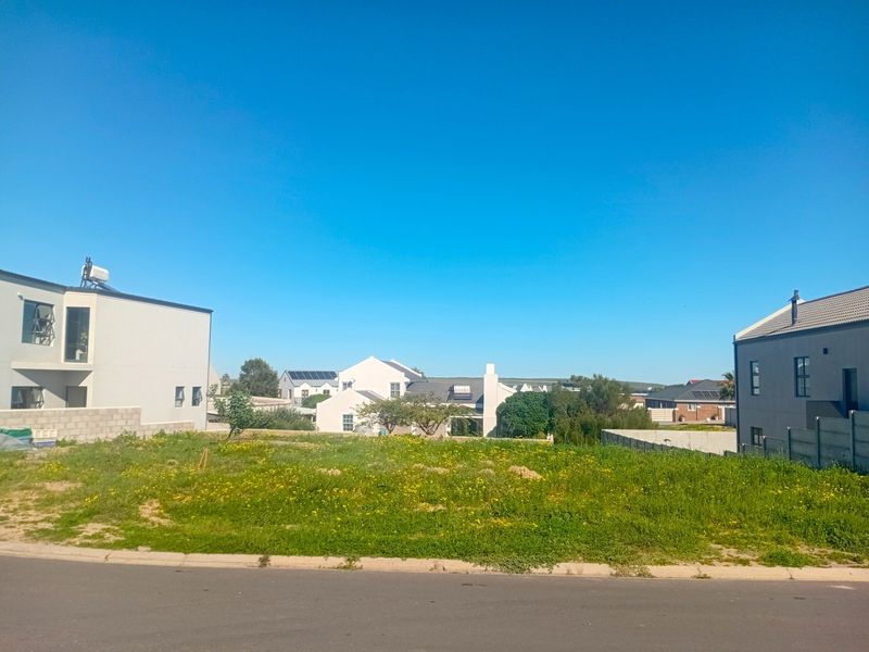 A vacant residential plot situated in a developed neighborhood, featuring street frontage and surrounding residential properties.