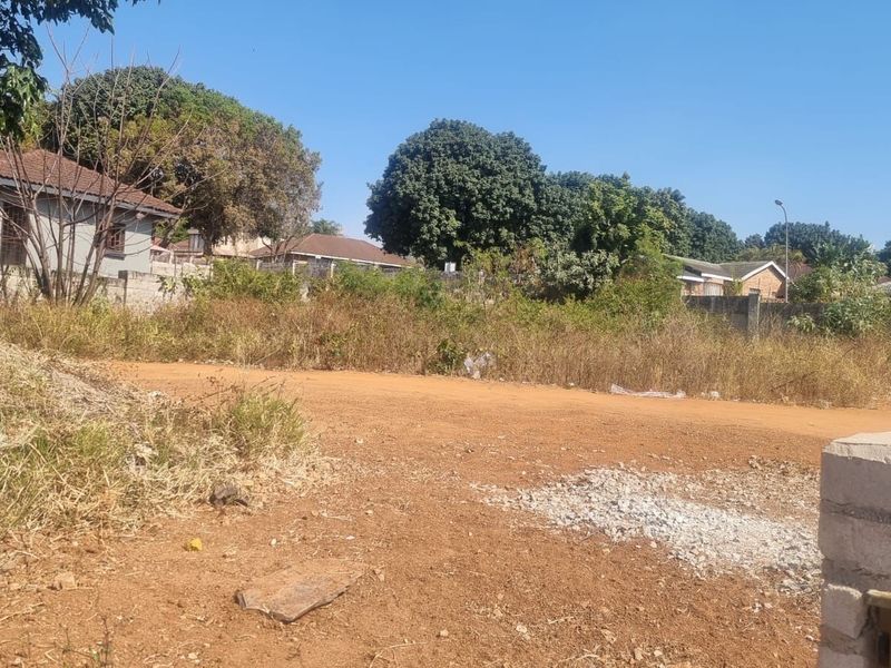 A vacant residential plot featuring natural ground cover and surrounding boundary walls, offering a blank canvas for future development in an established neighborhood.