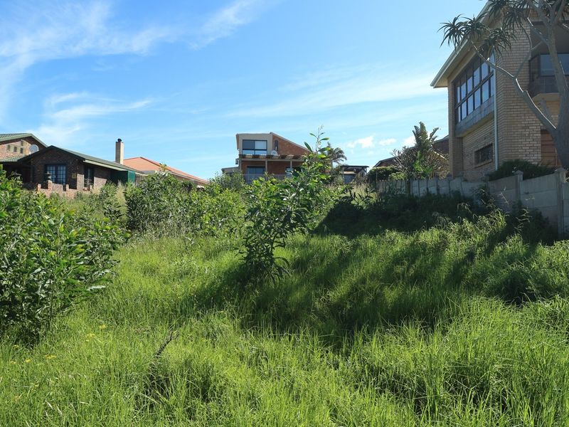 A vacant residential plot featuring natural vegetation, situated in an established neighborhood with surrounding residential properties.