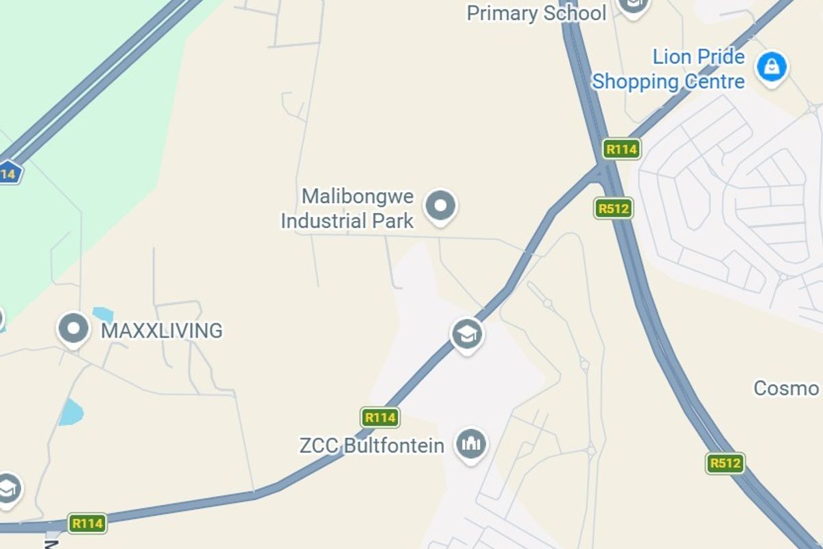 A digital map view showing the local area and road infrastructure surrounding the property location.