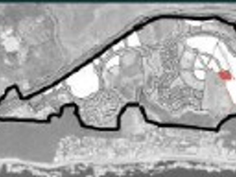 A site map or master plan showing the location of the residential plot within the larger development area.