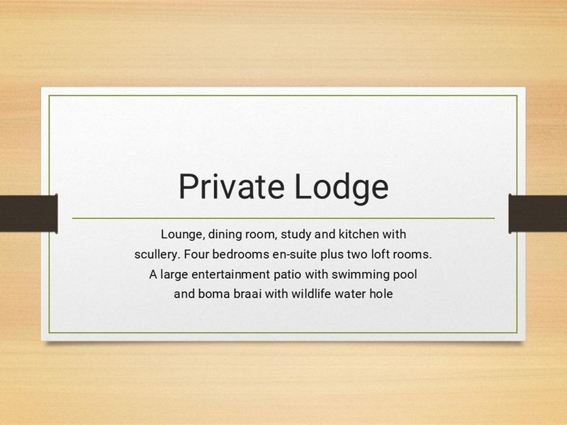 Private Lodge in Mabalingwe Nature Reserve - A Big 5 Lodge of Peace and Tranquillity - Photo 5