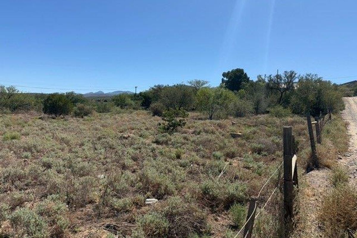 A view of a vacant residential plot featuring natural vegetation and a wire fence boundary along the roadside.